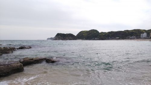 千葉県勝浦市の海（守屋海水浴場）