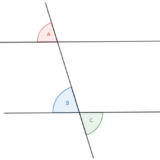 【中1数学】対頂角、同位角、錯角の定義と関係【平行な時に等しい角度】