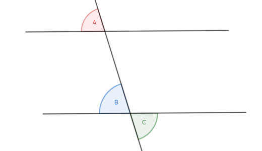 【中1数学】対頂角、同位角、錯角の定義と関係【平行な時に等しい角度】