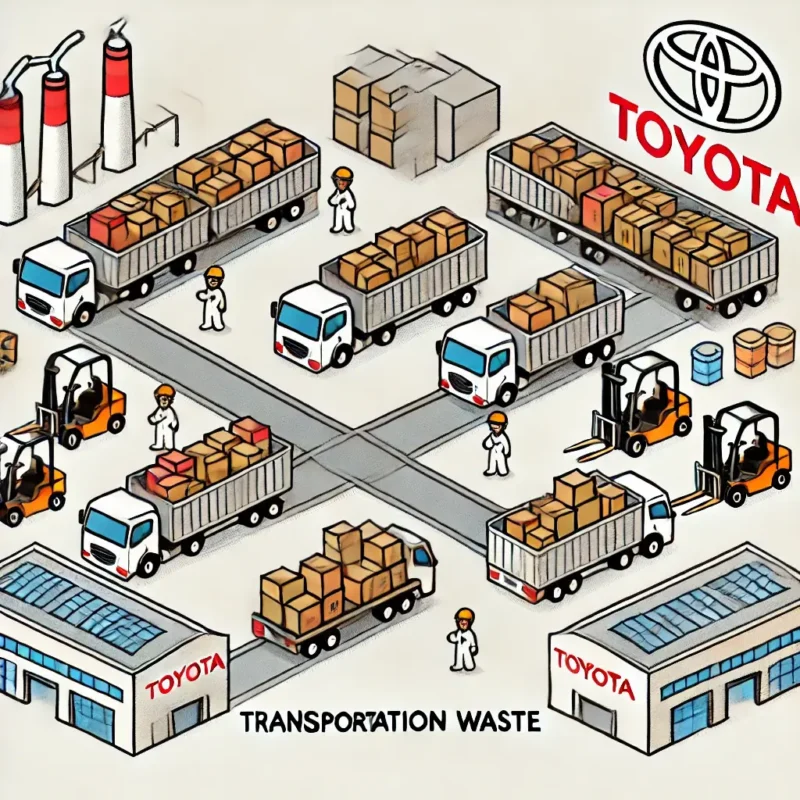 トヨタ生産方式の7つの無駄 （４）運搬の無駄