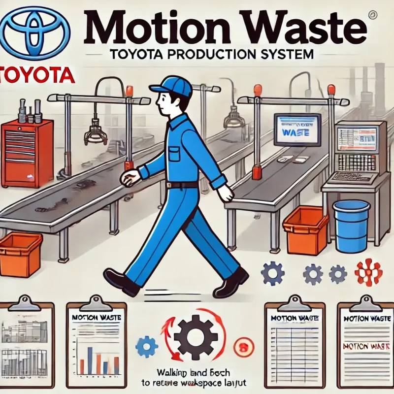 トヨタ生産方式の7つの無駄 （６）動作の無駄