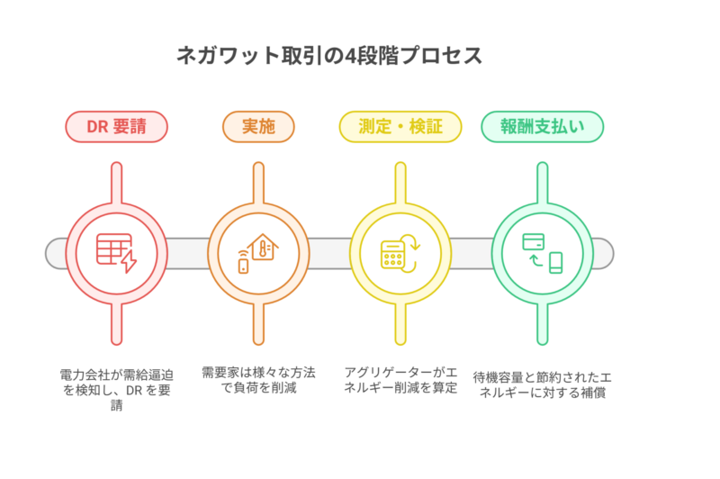 【仕組み解説】日本におけるインセンティブ型デマンドレスポンス(ネガワット取引)の仕組み